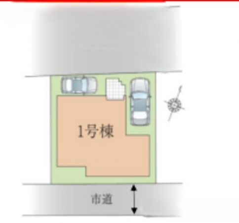 桶川市、新築一戸建ての画像です