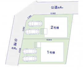 桶川市神明、新築一戸建ての画像です