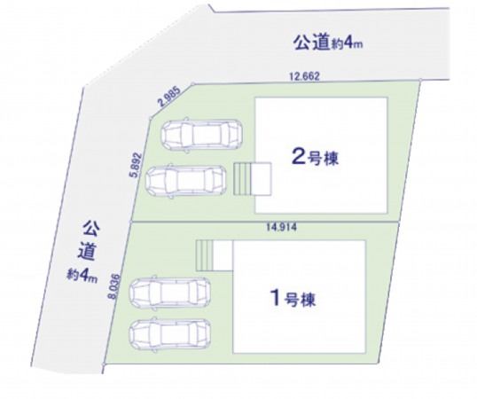桶川市神明、新築一戸建ての画像です