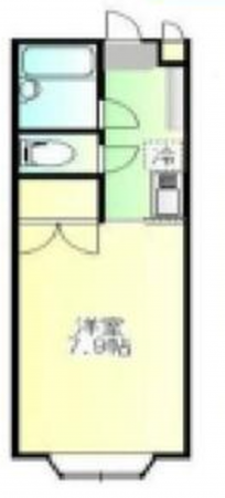 桶川市寿、収益物件/アパートの間取り画像です