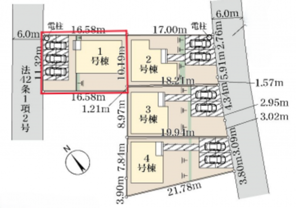北本市大字下石戸下、新築一戸建ての画像です