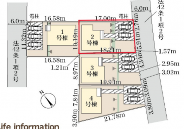 北本市大字下石戸下、新築一戸建ての画像です