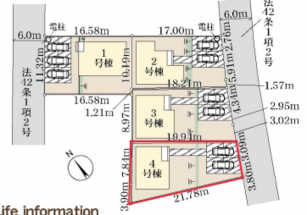 北本市大字下石戸下、新築一戸建ての画像です