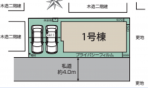 桶川市泉、新築一戸建ての画像です