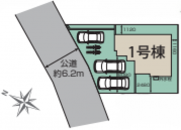 桶川市、新築一戸建ての画像です