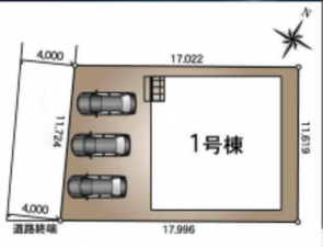 北本市緑、新築一戸建ての画像です