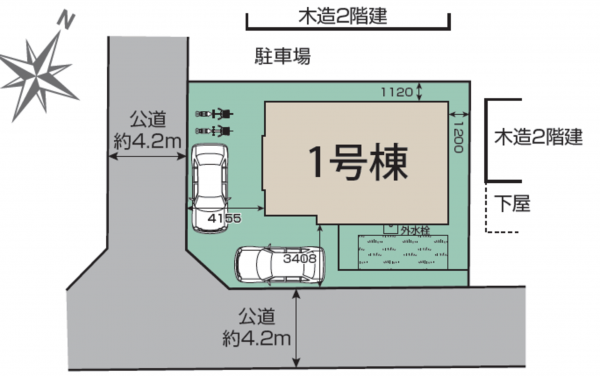 桶川市、新築一戸建ての画像です