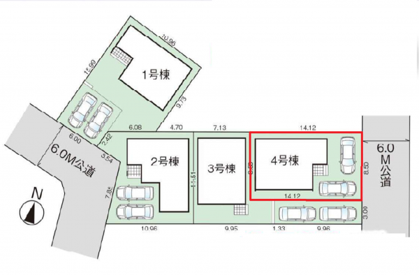 北本市大字下石戸下、新築一戸建ての画像です