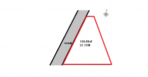 桶川市、土地の間取り画像です