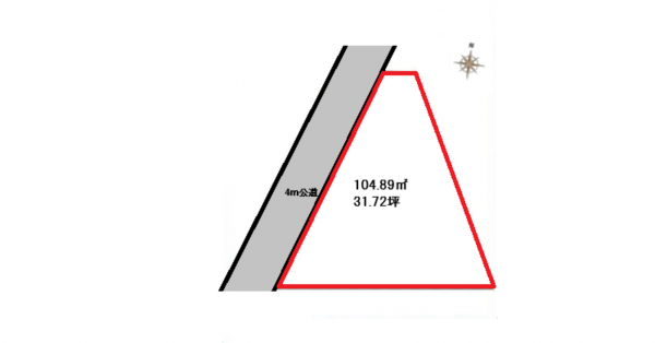 桶川市、土地の間取り画像です