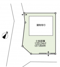 桶川市、土地の間取り画像です