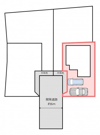 桶川市鴨川、新築一戸建ての画像です