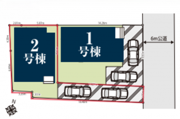 桶川市、新築一戸建ての画像です