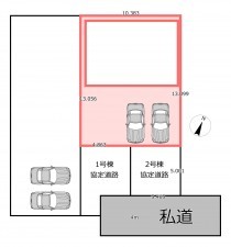 桶川市末広、新築一戸建ての画像です