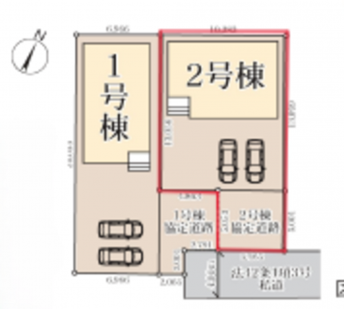 桶川市末広、新築一戸建ての画像です