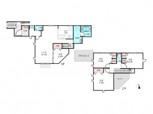 北本市本町、新築一戸建ての間取り画像です