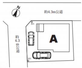 北本市西高尾、新築一戸建ての画像です