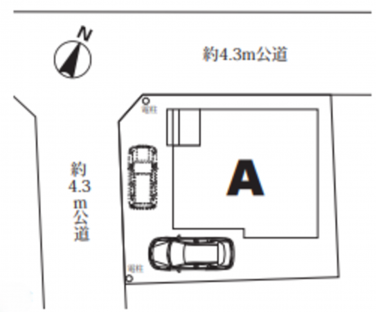 北本市西高尾、新築一戸建ての画像です