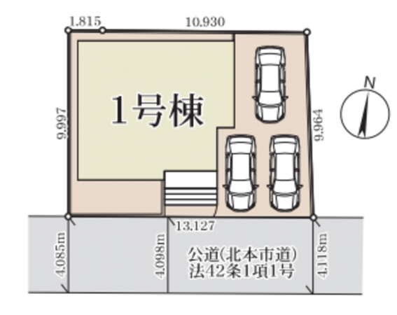 北本市石戸、新築一戸建ての画像です