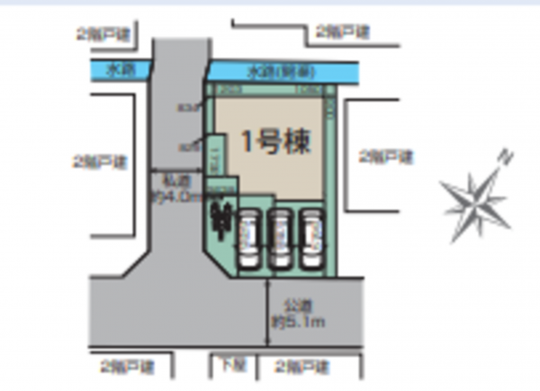 北本市中丸、新築一戸建ての画像です