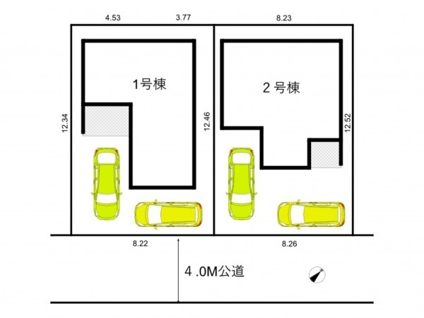 桶川市朝日、新築一戸建ての画像です