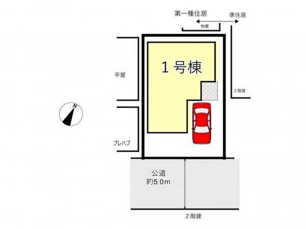 桶川市東、新築一戸建ての画像です