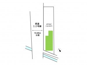 桶川市、土地の間取り画像です