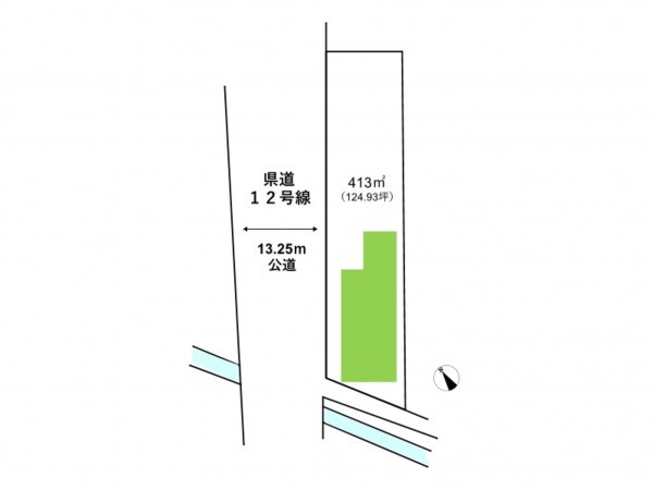 桶川市、土地の間取り画像です