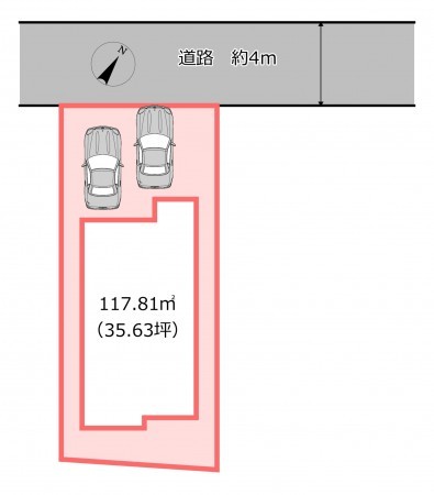 北本市東間、新築一戸建ての画像です