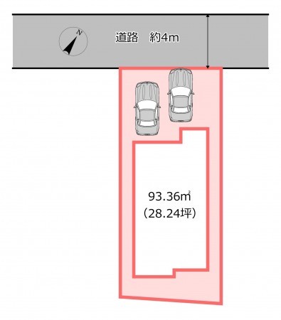 北本市東間、新築一戸建ての画像です