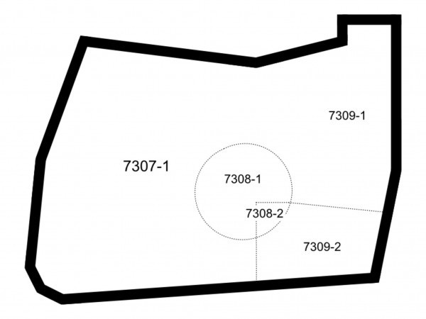 桶川市、土地の間取り画像です