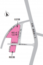 桶川市、土地の間取り画像です