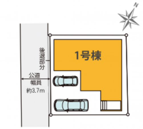 桶川市北、新築一戸建ての画像です