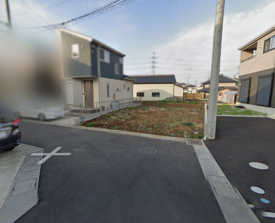 桶川市坂田西、土地の画像です