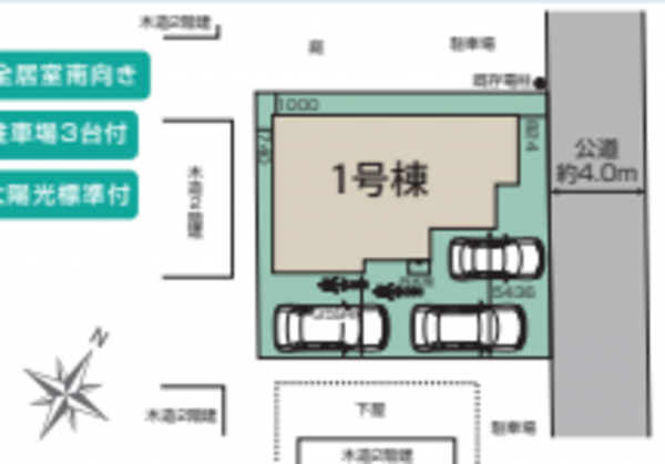 桶川市、新築一戸建ての画像です