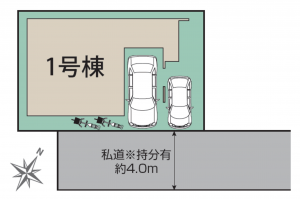 桶川市末広、新築一戸建ての画像です