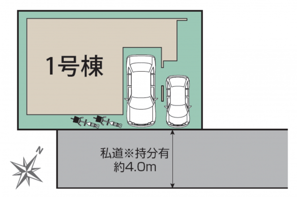 桶川市末広、新築一戸建ての画像です