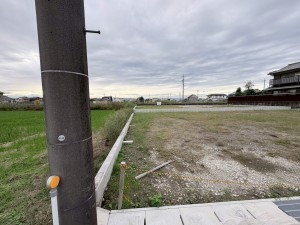 あま市新居屋、土地の画像です