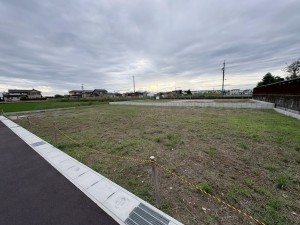 あま市新居屋、土地の画像です