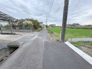 あま市新居屋、土地の画像です