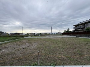 あま市新居屋、土地の画像です