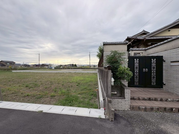 あま市新居屋、土地の画像です