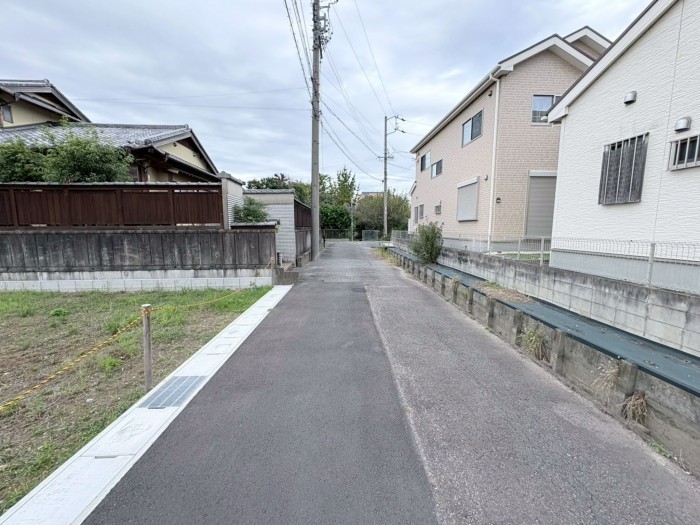 あま市新居屋、土地の画像です