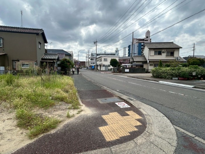 稲沢市駅前、土地の画像です