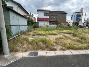 稲沢市駅前、土地の画像です