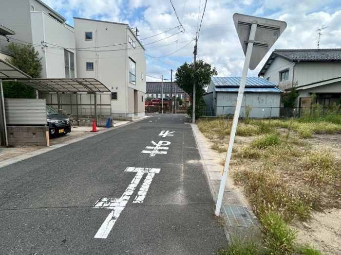 稲沢市駅前、土地の画像です