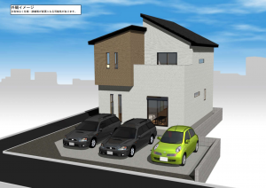 あま市木田、新築一戸建ての画像です