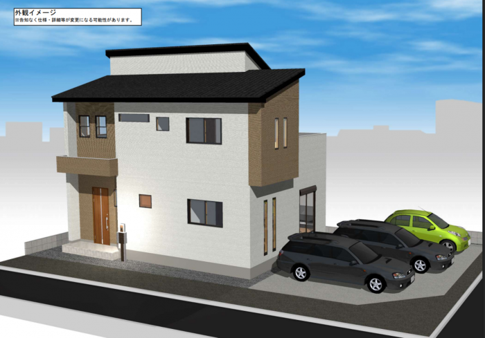 あま市木田、新築一戸建ての画像です