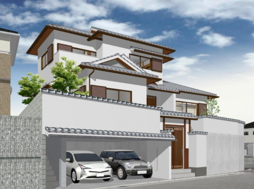 完成予想図（外観）