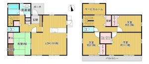 物件画像 一戸建て三木市緑が丘町東間取り